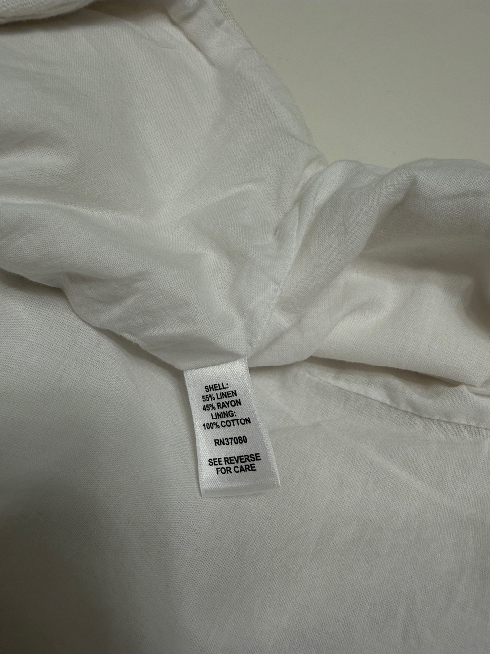 Versona White Linen Mini Skort - Picture 8 of 11